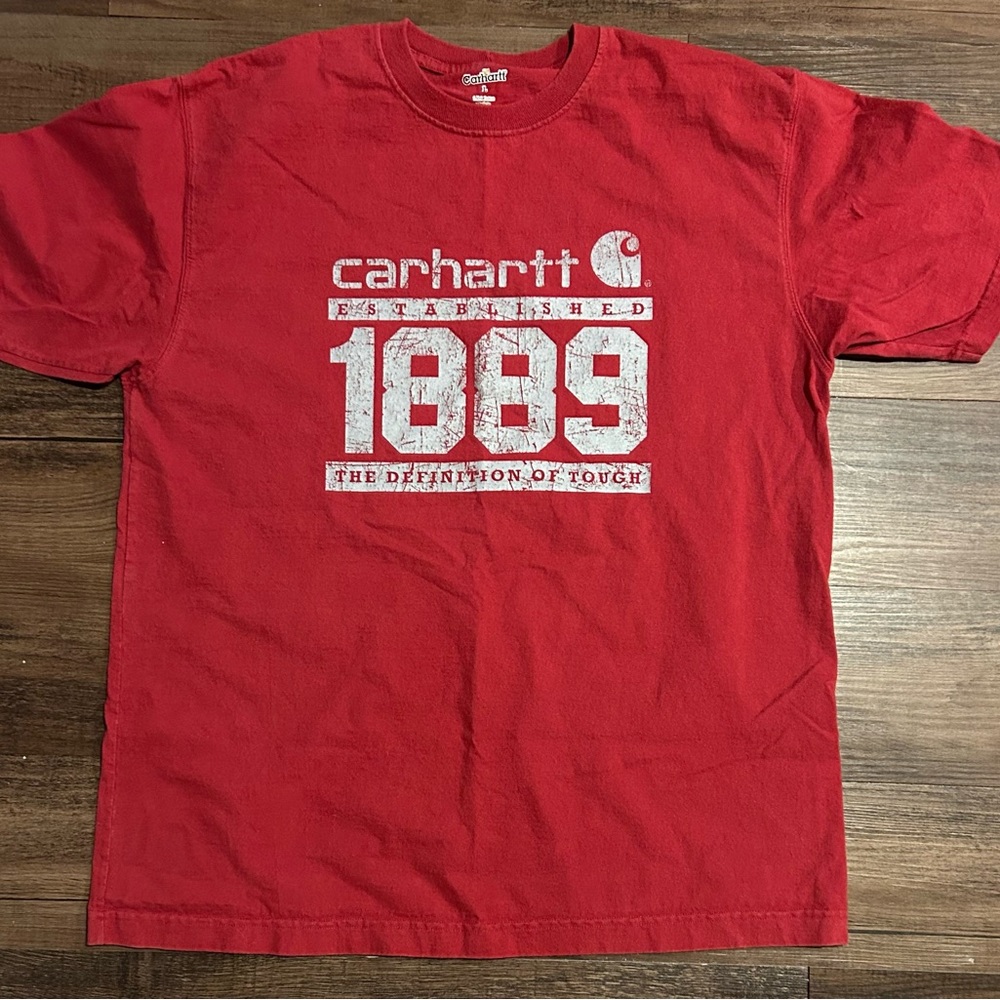 Carhartt Men's Red Graphic T-Shirt